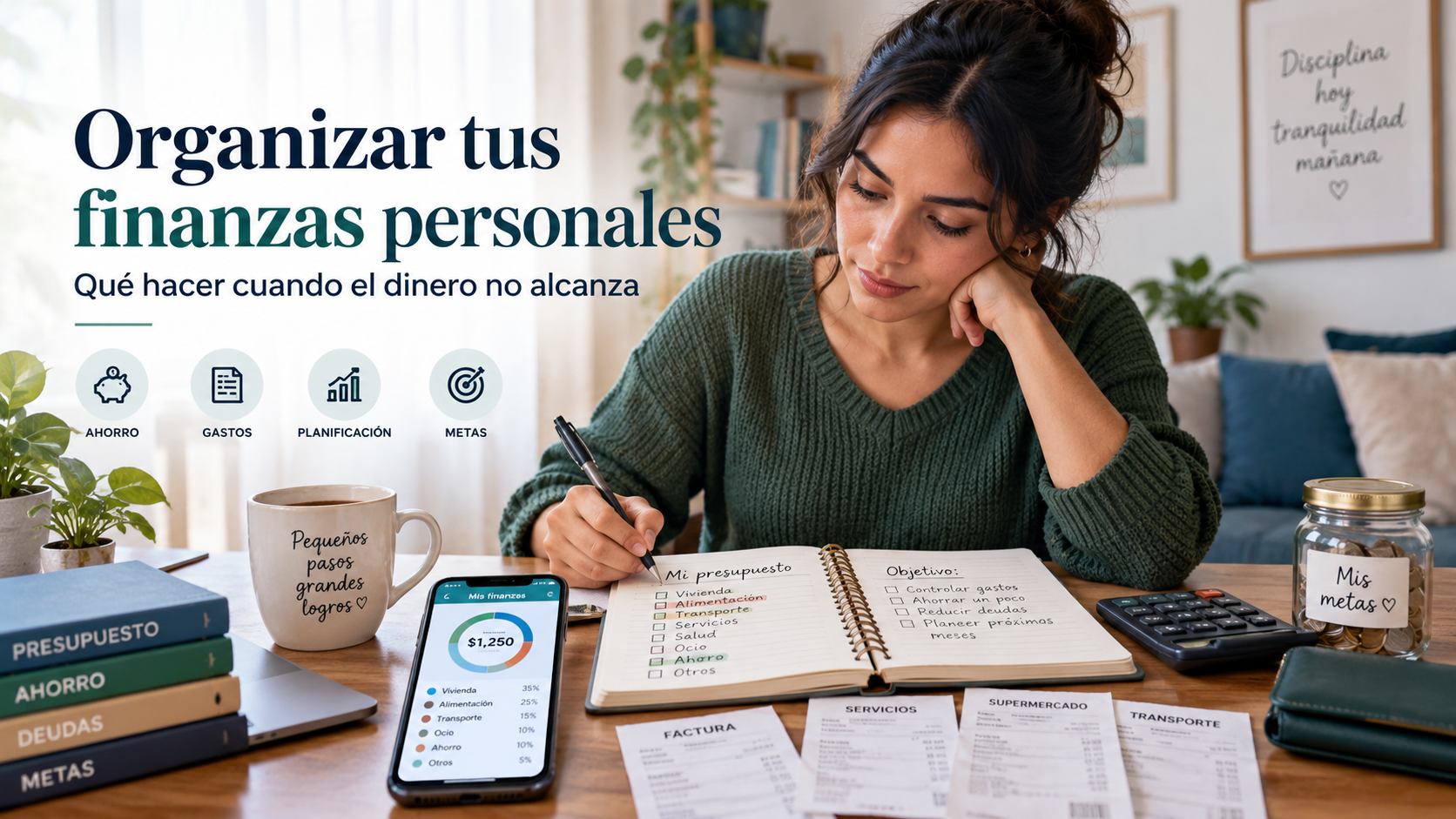 Cómo organizar tus finanzas personales si sentís que el dinero no te alcanza